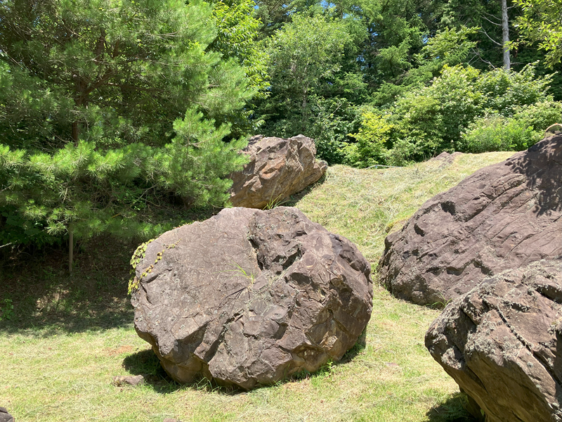 池之平にある亀甲岩