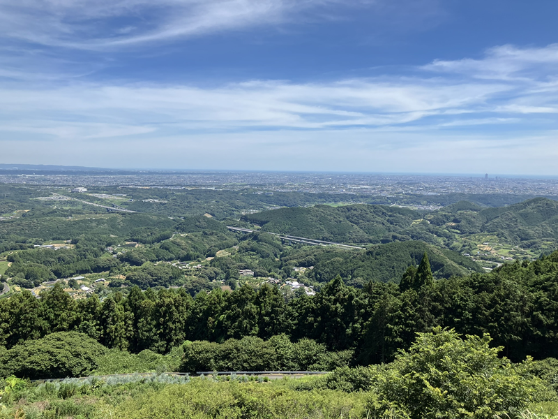 滝沢展望台からの風景