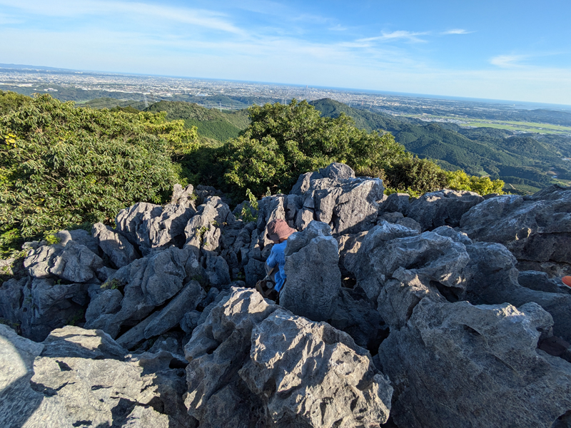 立須絶景　怖くてすぐんでいるけど