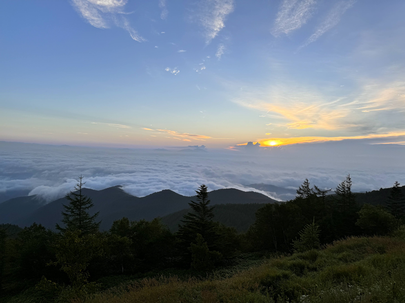 美ヶ原高原からの雲海