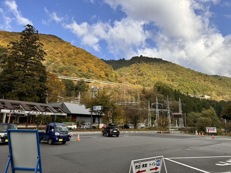 道の駅白川郷の駐車場