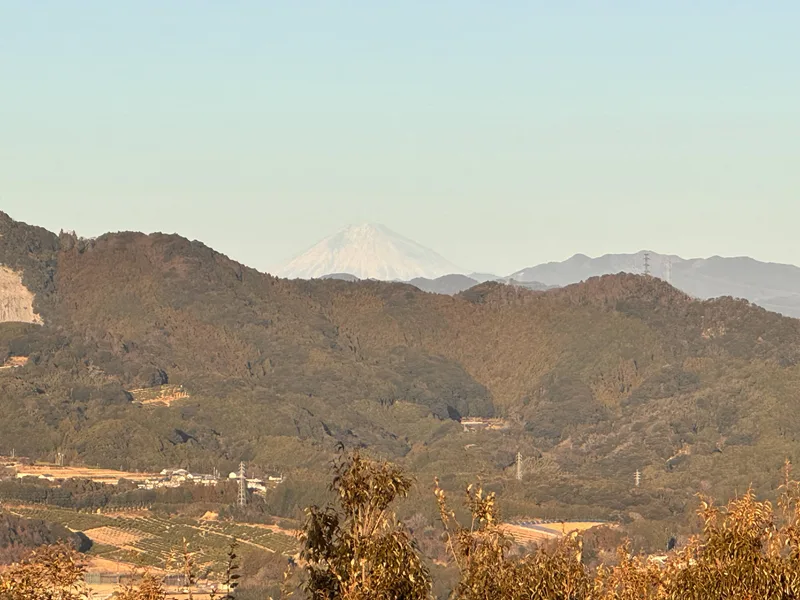 二三月峠展望台から見た富士山