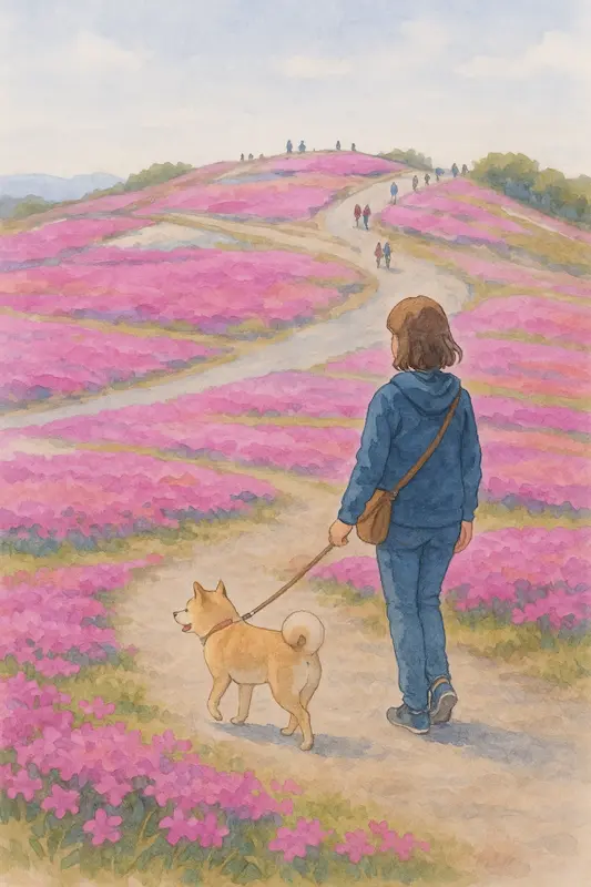 実際の茶臼山高原での風景からイメージ