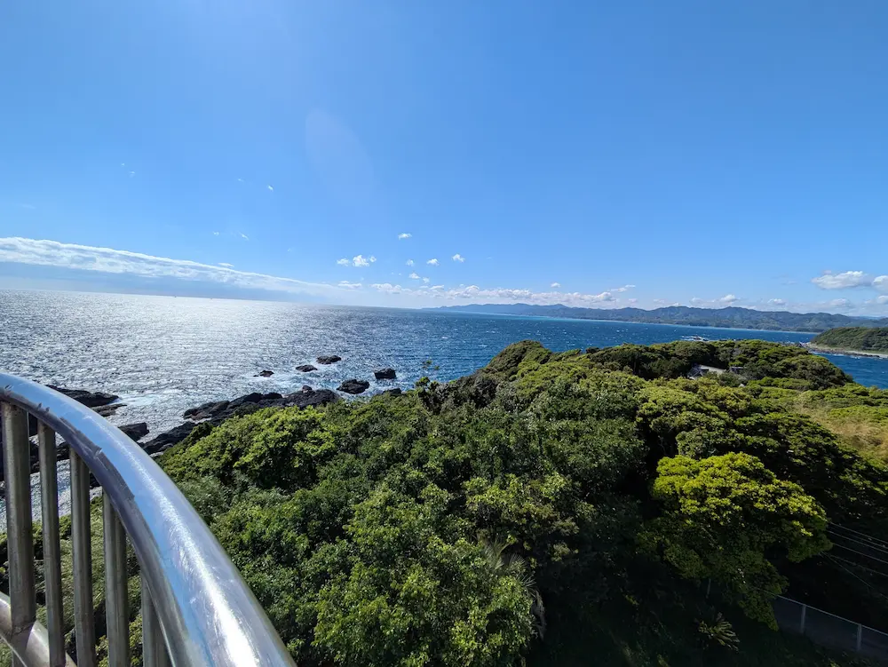 潮岬灯台からの景色