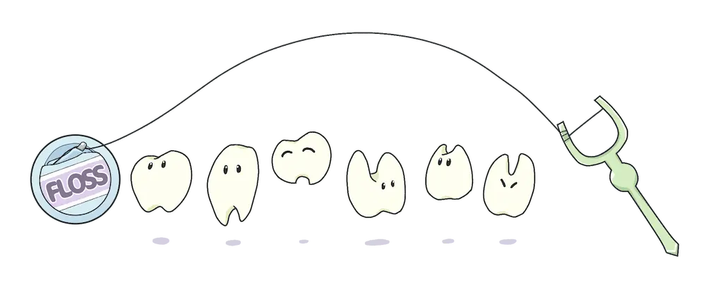 色んな歯があるデンタルフロス