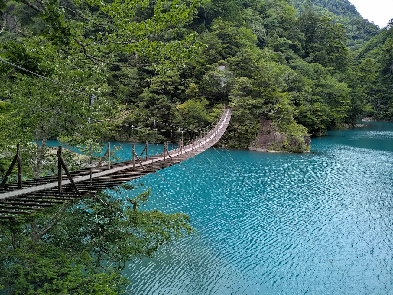 寸又峡　夢のつり橋