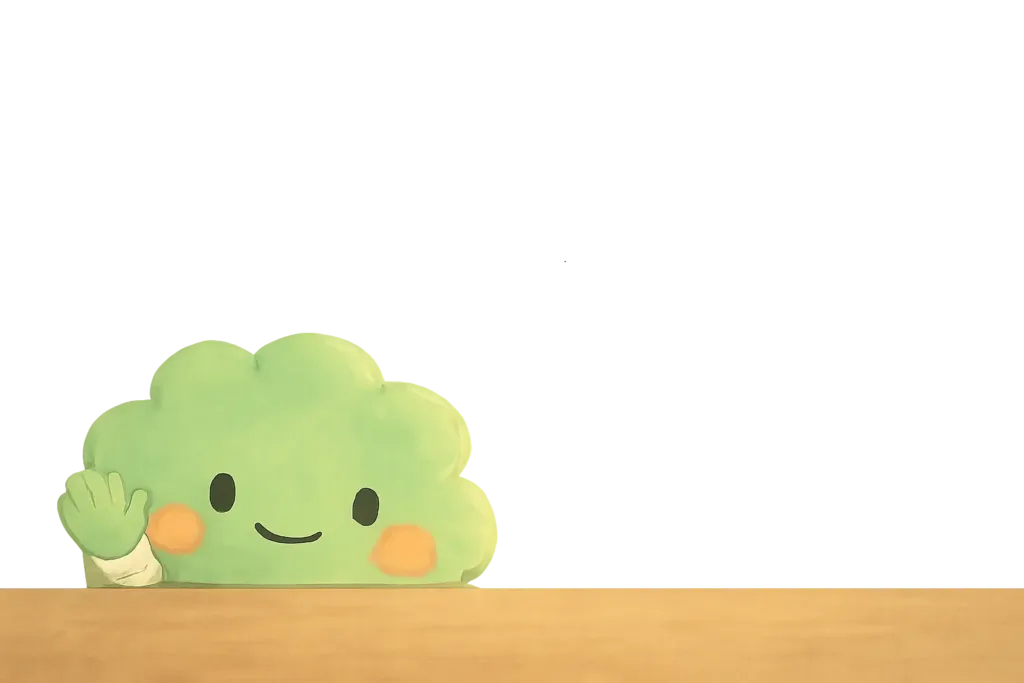 テーブルの向こうのぱせりん